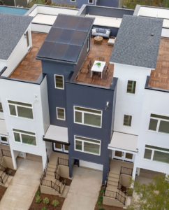 City Hike Aerial _ Solar-Ready Townhomes in South Raleigh