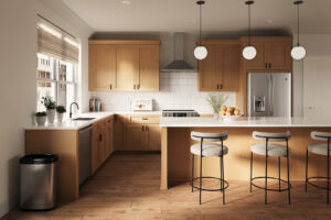 Chapel Hill Condos for Sale | Rendering of Modern Kitchens Inside at Coker Place in Chapel Hill