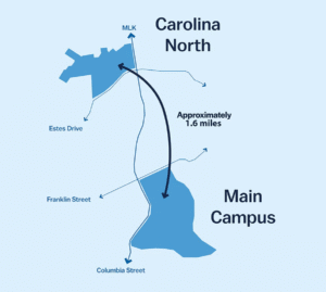Carolina North Map Location